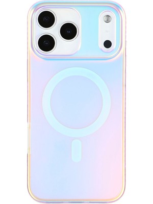 Deercase iPhone 17 Pro Hologramlı Kamera Lens Korumalı Magsafe Uyumlu Premium Telefon Kılıfı