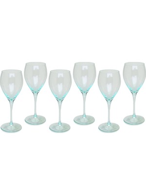 Moser Mavi 6lı Kristal Kadeh Seti