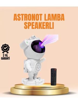 Bluetooth ve Dahili Ses Özellikli Astronot Projeksiyon Lambası Midastech