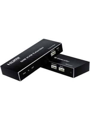 İlk El Grup Novacom NVC-KVM60 4K 60 Metre Hdmı+Usb+Ir To Cat6 Kvm Extender