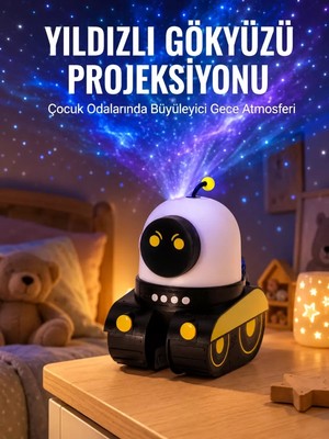 Nemere İthalat Bluetooth Bağlantılı Yüksek Çözünürlüklü Galaksi Projektör Yeni Nesil Nemere Ithalat