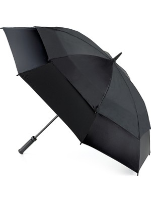 Fulton Stormshield 1 Siyah Unisex Golf Şemsiyesi