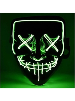 Mona Store LED Işıklı Yeşil Maske