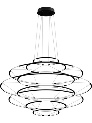 Nemo Lighting Drop 9 Siyah Sarkıt Avize