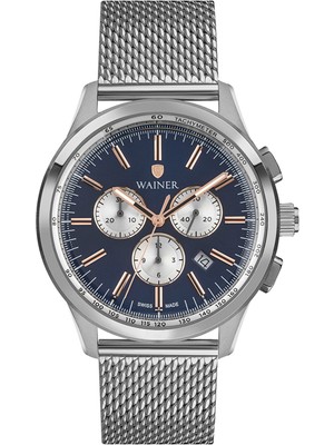 Wainer WA.12340-C Çelik Gri Erkek Kol Saati