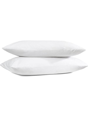 Barine Percale Beyaz 2'li Yastık Kılıfı Seti