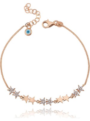 Hamza Yılmaz Jewelry Minimal Yıldız Seli 14 Ayar Altın Kadın Bileklik