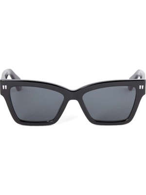 Off-White OERI110 54 1007 Siyah Asetat Kadın Güneş Gözlüğü