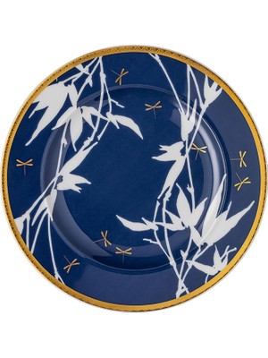 Rosenthal Turandot Lacivert Porselen Tatlı Tabağı 18 cm