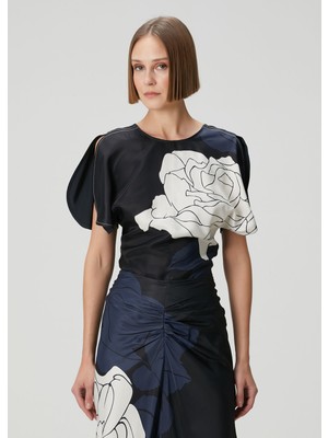 Victoria Beckham Lacivert Bluz