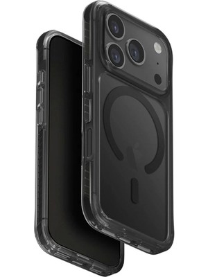 Uniq Combat iPhone 17 Pro Magsafe Uyumlu Siyah Telefon Kılıfı