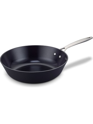 Brabantia Zenn Recycled Siyah Çelik Sağlı Alüminyum Wok Tava 30 cm