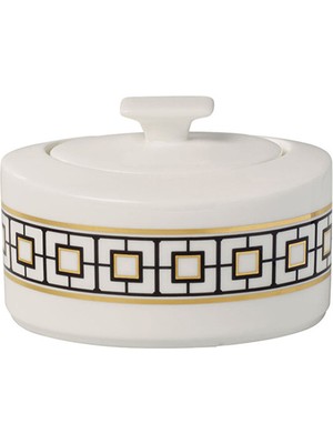 Villeroy & Boch Metrochic Geometrik Desenli Porselen Şekerlik