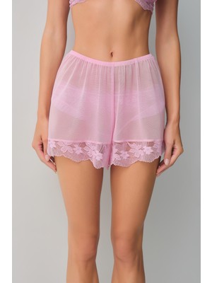 Suwen Scarlet Dantelli Şort Pijama Alt