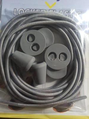 Mawrond Yuvarlak, Koyu Gri, Akıllı, Kilitle, Tak-Bırak, Elastik Bot, Spor Ayakkabı Bağcığı, 100 Cm, 1 Çift