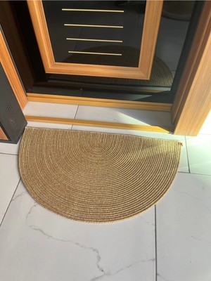 Namteks Jüt Hasır Bej Kahverengi Kapı Önü Banyo Mutfak Balkon Paspası Çeyizlik Hediyelik