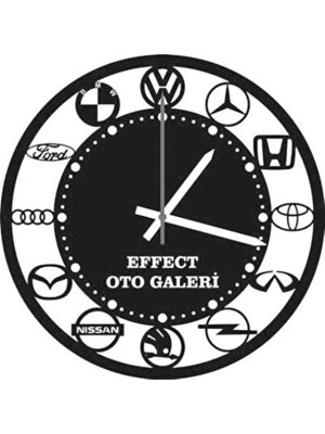 Velmora Dinamik Oto Galeri Logolu | Duvar Saati