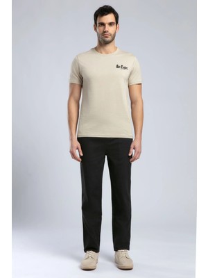 Lee Cooper NEW Erkek Regular Straight Fit Pantolon Siyah