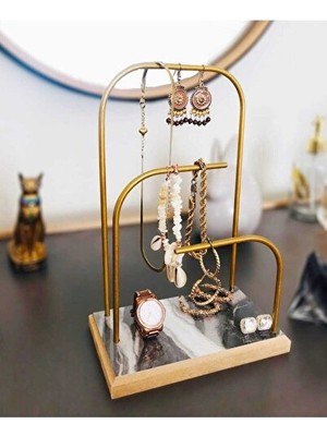 Velmora Minimalist Takı ve Mücevher Standı, Modern Tasarım | Makyaj & Takı Organizeri