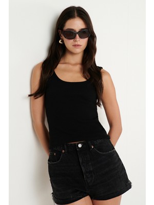 Altınyıldız Classics Pamuklu Kaşkorse Yumuşak Dokulu Slim Fit Dar Kesim Bisiklet Yaka Esnek Body