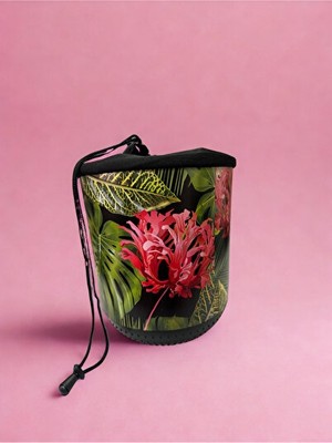 Velmora Botanic Desenli Çok Amaçlı Çamaşır ve Oyuncak Sepeti, 5 Litre | Çamaşır Sepeti