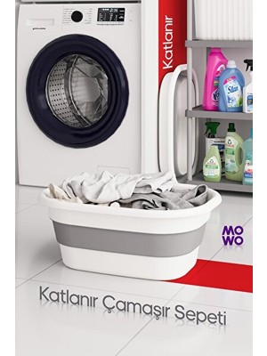 Velmora Akordiyon Katlanabilir Silikon , Yer Tasarrufu Sağlar | Çamaşır Sepeti