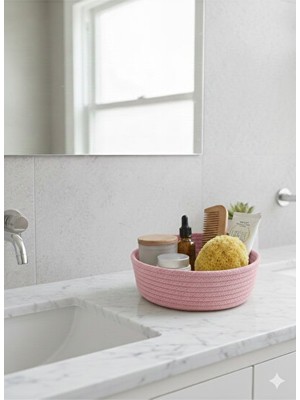 Velmora Dekoratif Çok Amaçlı Organizer, 20X7 Cm, Şık Tasarım | Sepet