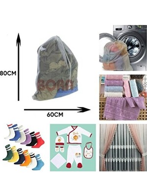 Velmora Yıkama Filesi ve Torba Seti, 60-80 cm Boyutlarda | Çamaşır Sepeti