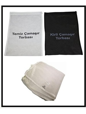 Velmora Çamaşır ve Kirli Temiz Torbası, Pratik ve Dayanıklı Organizer | Çamaşır Sepeti