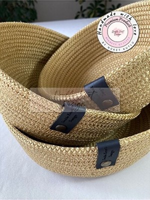Velmora Altın Sarısı Parlak Tress Organizer , Çok Amaçlı ve Hediyelik | Sepet