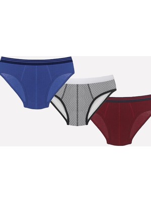 NBB Renkli 3lü Slip Külot
