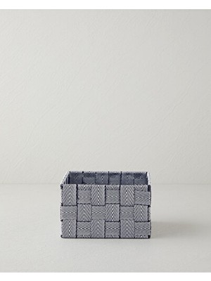 Velmora Şık Siyah Beyaz , 16X16X9 cm Boyutlarında | Sepet
