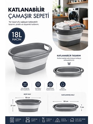 Velmora Katlanabilir Akordiyon Çok Amaçlı ve Taşınabilir | Çamaşır Sepeti