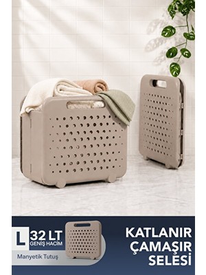 Velmora Şır Sepeti, Portatif ve Kullanışlı | Çamaşır Sepeti