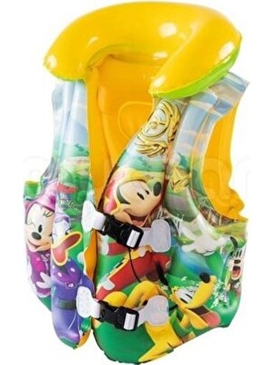 Velmora Mickey Mouse Can Yeleği, Çocuklar Için Güvenli ve Renkli Yüzme Yeleği | Şişme Havuz & Aksesuarı