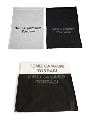 Velmora Temiz ve Kirli Çamaşır Torbası, Pratik ve Koruyucu Tasarım | Çamaşır Sepeti