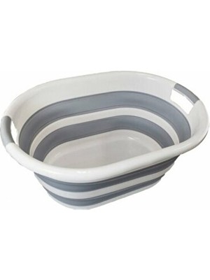 Velmora 37 Litre Katlanabilir Xl Boy Çamaşır ve Oyuncak Sepeti, Çok Amaçlı Kullanım | Çamaşır Sepeti