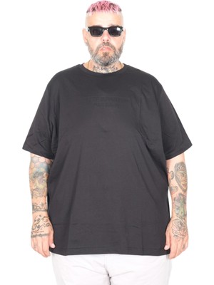 Mode Xl Büyük Beden T-Shırt Bıs There Is No Rıght 26120 Sıyah