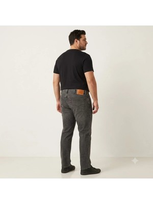 Levi's 501 Grey Orıgınal Büyük Beden Premıum Erkek JEAN-3718