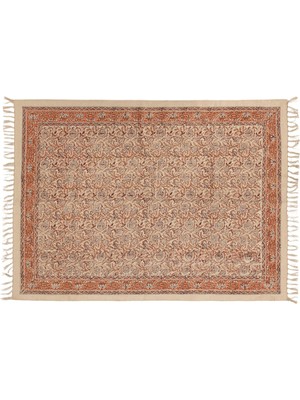 Yargıcı Çiçek Desenli Dikdörtgen Kilim(120x180 Cm)