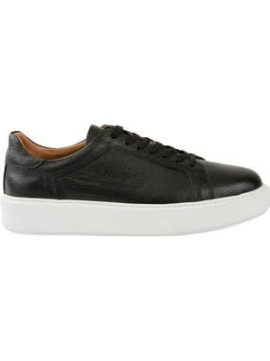 Pegia Hakiki Floater Deri Sneaker 500975 Siyah
