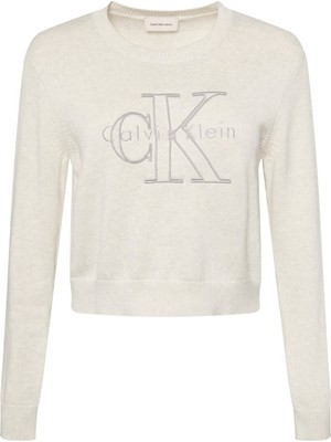Calvin Klein Logo Outlıne Ls Top