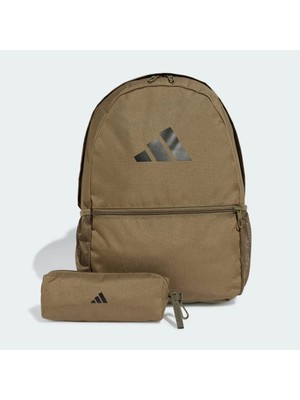 Adidas Classic Kalem Kutulu Sırt Çantası Haki Renk Haki