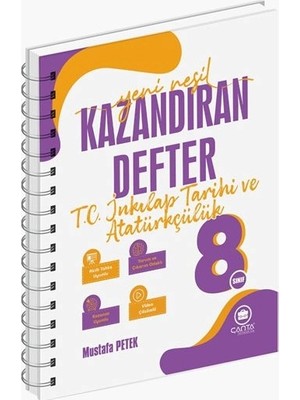 Çanta Yayınları Çanta 8.sınıf T.c. Inkılap Tarihi ve Atatürkçülük Yeni Nesil Kazandıran Defter Yeni