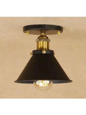 Empressco Vintage Retro Rustik Plofonyer Tavan Avize Armatür En 18CM