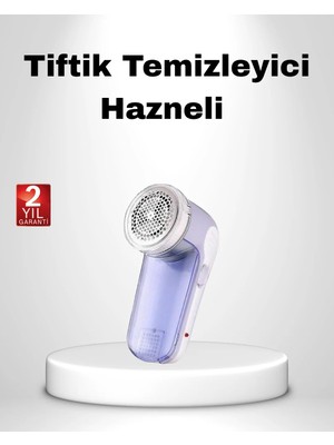 Astraltech USB Şarjlı Tiftik Temizleyici – Kolay Temizlenen Hazne ve Bıçak, Taşınabilir