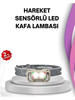 Astraltech El Sallama Sensörlü LED Far Ayarlanabilir Işık Açısı
