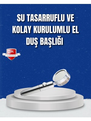 Astraltech Şelale Sisi ve Masaj Özellikli Banyo Duş Başlığı