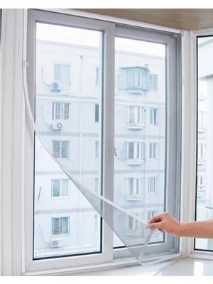 Astraltech Pencere Sineklik Tülü 100X150 cm Çift Taraflı Bant Hediyeli Kesilebilir Tül Sineklik Seti