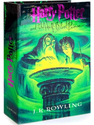 Gifi Kitap Görünümlü Kilitlenebilir Gizli Kasa Harry Potter The Half Blood Prince Melez Prens Lisanslı